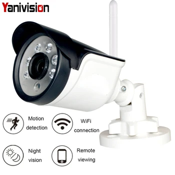 1080P WiFi IP Camera 2MP Wi-Fi Wireless Network Camera P2P Outdoor Bullet Motion Detection 1080P 960P 720P Wifi Camara Cam ONVIF
1080P WiFi IP Camera 2MP Wi-Fi Wireless Network Camera P2P Outdoor Bullet Motion Detection 1080P 960P 720P Wifi Camara Cam ONVIF