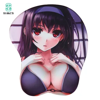 Kawaii Sexy Anime Cartoon 3D Mouse pad Wrist Rest Soft Silica gel Breast hip Office decor Kasumigaoka Utaha Japan Comic gift
Kawaii Sexy Anime Cartoon 3D Mouse pad Wrist Rest Soft Silica gel Breast hip Office decor Kasumigaoka Utaha Japan Comic gift