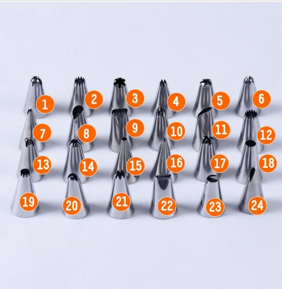 1 PCS Cake Decorating Piping Nozzles Pastry Tips Stainless Steel Cookie Cream Presser Sugarcraft Decorating tips 70
1 PCS Cake Decorating Piping Nozzles Pastry Tips Stainless Steel Cookie Cream Presser Sugarcraft Decorating tips 70