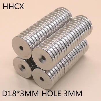 50pcs/lot N35 NdFeB magnet 18*3 Hole 3 D Countersunk Permanent magnet 18x3 Magnets 18x3-3
50pcs/lot N35 NdFeB magnet 18*3 Hole 3 D Countersunk Permanent magnet 18x3 Magnets 18x3-3