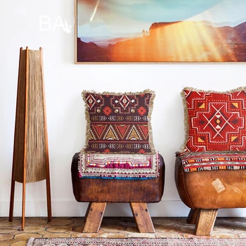 50x30/45x45cm Bohemian style tassel cushion cover folk pattern geometric lumbar pillowcase waist pillow cover for backrest
50x30/45x45cm Bohemian style tassel cushion cover folk pattern geometric lumbar pillowcase waist pillow cover for backrest