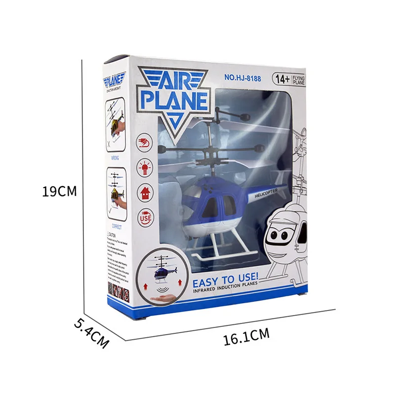 Mini RC Infrared Induction Helicopter Aircraft Model USB Charging Toys For Kids Gifts (12)