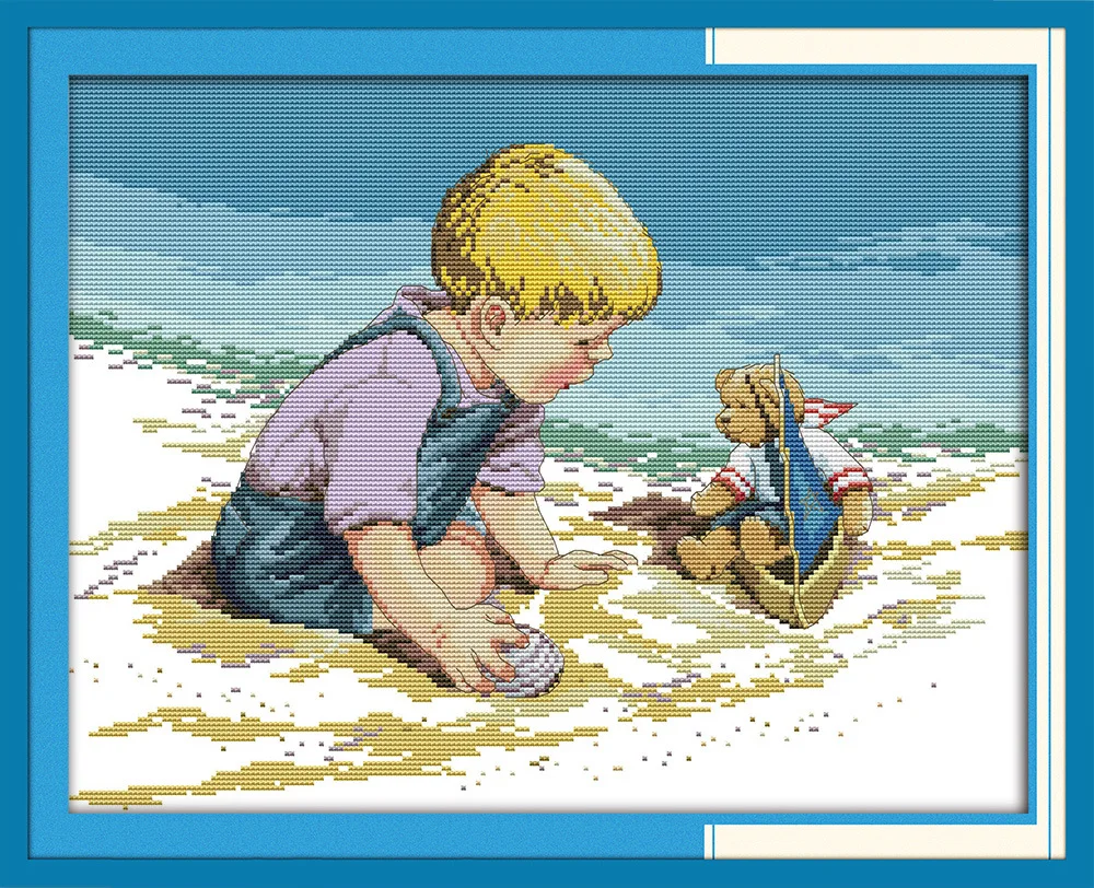 The beach boy DMC Counted Chinese Cross Stitch Kits printed Cross-stitch set Embroidery Needlework
The beach boy DMC Counted Chinese Cross Stitch Kits printed Cross-stitch set Embroidery Needlework