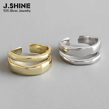 JShine Double Layer 925 Sterling Silver Ring Female Irregular Opening Finger Ring Silver 925 Jewelry Ring Ladies Fine Jewelry
JShine Double Layer 925 Sterling Silver Ring Female Irregular Opening Finger Ring Silver 925 Jewelry Ring Ladies Fine Jewelry