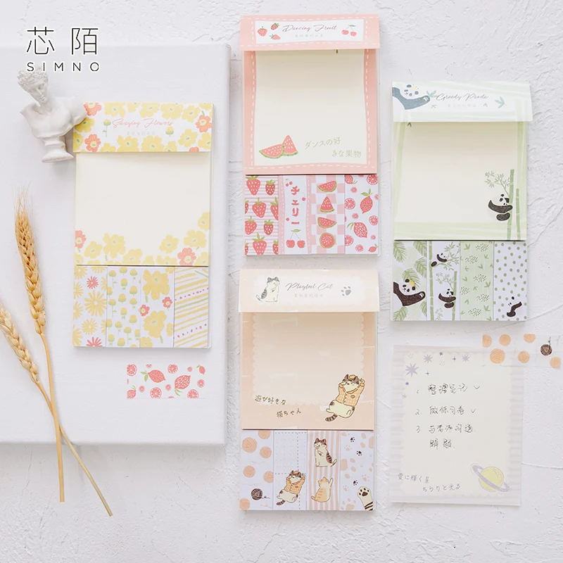 1 set/lot Memo Pads Sticky Notes Favorite fun series Paper diary Scrapbooking Stickers Office School stationery Notepad
1 set/lot Memo Pads Sticky Notes Favorite fun series Paper diary Scrapbooking Stickers Office School stationery Notepad