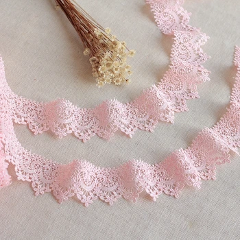 2Yard/Lot 1Yard Be Equal To 0.91 Meter Pink High Quality Lace Trim Delicate Floral Lace Ribbon Venise Lace Fabric For Costumes
2Yard/Lot 1Yard Be Equal To 0.91 Meter Pink High Quality Lace Trim Delicate Floral Lace Ribbon Venise Lace Fabric For Costumes