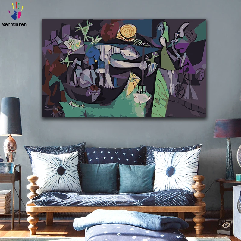 DIY colorings pictures by numbers with colors Picasso Abstract World picture drawing painting by numbers framed
DIY colorings pictures by numbers with colors Picasso Abstract World picture drawing painting by numbers framed
