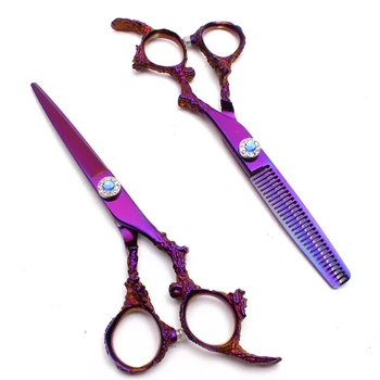 2Pcs 6" 17.5cm Japan 440C Engraving Logo Thinning Scissors Cutting Shears Hairdressing Scissors Professional Hair Scissors C9005
2Pcs 6" 17.5cm Japan 440C Engraving Logo Thinning Scissors Cutting Shears Hairdressing Scissors Professional Hair Scissors C9005