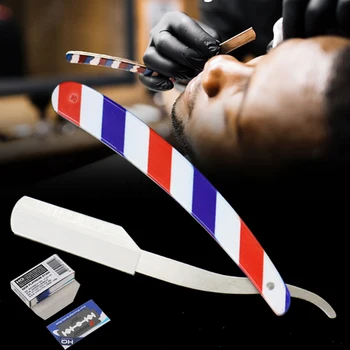 1Set Folding Safety Straight Edge Shaving Razor Barber Razor Blades Shaver Knife Hair Removal Tool With 10pcs Blades
1Set Folding Safety Straight Edge Shaving Razor Barber Razor Blades Shaver Knife Hair Removal Tool With 10pcs Blades