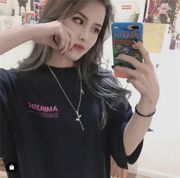 2019 Ambush Men T Shirt Solid Cotton 1:1 High Quality Top Tees Ambush T-shirt Women Homme Ambush Tshirts
2019 Ambush Men T Shirt Solid Cotton 1:1 High Quality Top Tees Ambush T-shirt Women Homme Ambush Tshirts