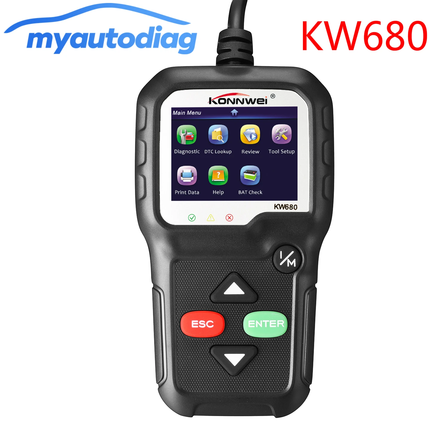 Car OBD2 Scanner OBD Diagnostic Auto Diagnostic-Tool KONNWEI KW680 Read Clear Fault Error Codes Russian OBD2 Automotive Scanner
Car OBD2 Scanner OBD Diagnostic Auto Diagnostic-Tool KONNWEI KW680 Read Clear Fault Error Codes Russian OBD2 Automotive Scanner