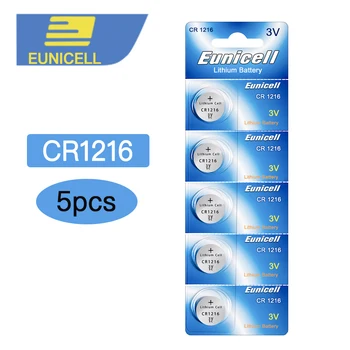 5pcs CR1216 ECR1216 DL1216 BR1216 LM1216 5034LC cr 1216 3V Li-ion Button Cell Battery Batteries for Watch Electronic Toy Remote
5pcs CR1216 ECR1216 DL1216 BR1216 LM1216 5034LC cr 1216 3V Li-ion Button Cell Battery Batteries for Watch Electronic Toy Remote