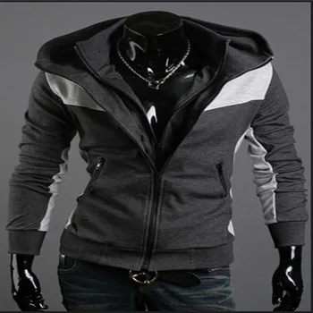 Men's cultivate one's morality even cap who garment fashionable man hitting scene splicing fleece jackets thin tight clothes
Men's cultivate one's morality even cap who garment fashionable man hitting scene splicing fleece jackets thin tight clothes