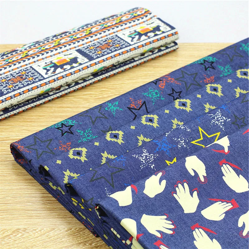 50*145cm Soft Summer Thin Washed Denim Fabric Printed by half meter for DIY Denim skirtcloth fabric
50*145cm Soft Summer Thin Washed Denim Fabric Printed by half meter for DIY Denim skirtcloth fabric