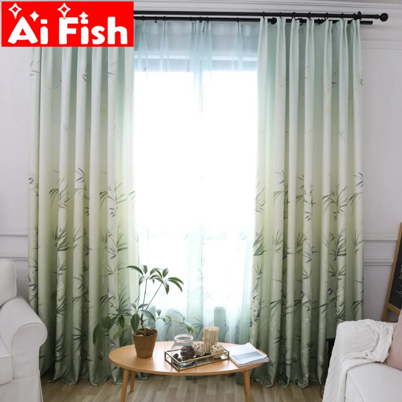 Nordic Curtains For Living Room Semi Shading Fresh Green Bamboo Window Curtains Classic Chinese Grey Plant Sheer Panels wp191#40
Nordic Curtains For Living Room Semi Shading Fresh Green Bamboo Window Curtains Classic Chinese Grey Plant Sheer Panels wp191#40