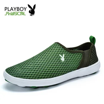 PLAYBOY Men Casual Shoes 2016 New Arrival Men's Fashion Elastic band Breathable Spring Shoes Male Plus Size Mesh Flat Shoes
PLAYBOY Men Casual Shoes 2016 New Arrival Men's Fashion Elastic band Breathable Spring Shoes Male Plus Size Mesh Flat Shoes