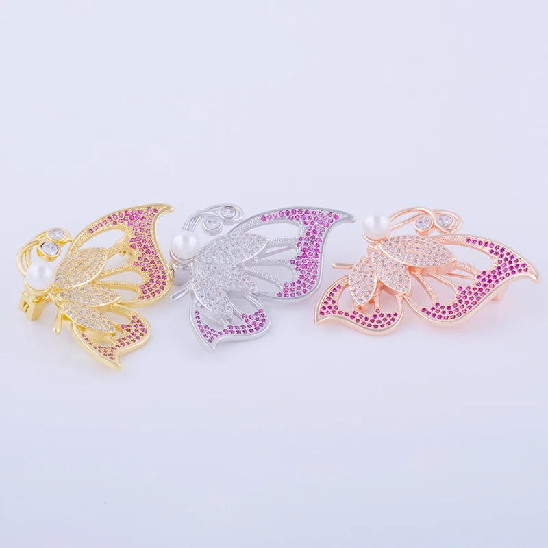 Wedding Party Brooch Jewelry Charm Butterfly Pin Copper Inlaid Color Zircon Festive Jewelry Accessories
Wedding Party Brooch Jewelry Charm Butterfly Pin Copper Inlaid Color Zircon Festive Jewelry Accessories