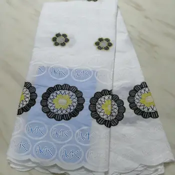 Cotton Lace Fabrics 100% Swiss Cotton Embroidered Fabric High Quality 2019 African Swiss White and Black Wedding 5 yards/lot
Cotton Lace Fabrics 100% Swiss Cotton Embroidered Fabric High Quality 2019 African Swiss White and Black Wedding 5 yards/lot