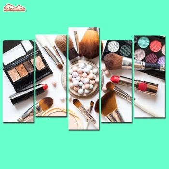 ShineHome-5 Pieces Canvas Art Prints on Wall Paintings with Frame Makeup Tool Beauty Salon Store Pictures Pringting Decoration
ShineHome-5 Pieces Canvas Art Prints on Wall Paintings with Frame Makeup Tool Beauty Salon Store Pictures Pringting Decoration