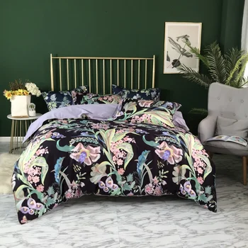 Tropical Floral Leaves Blossom Duvet Quilt Cover Navy Blue Ultra Soft Silky Egyptian cotton Bedding set TWIN QUEEN KING SIZE 
Tropical Floral Leaves Blossom Duvet Quilt Cover Navy Blue Ultra Soft Silky Egyptian cotton Bedding set TWIN QUEEN KING SIZE