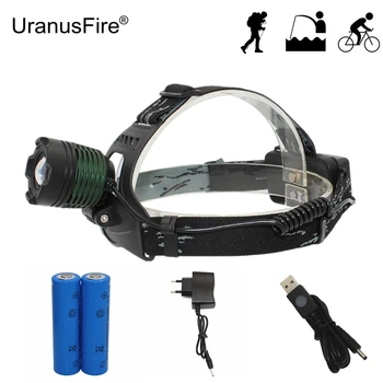 LED Headlight Adjustable Head Light Zoom Headlamp Outdoor Flashlight XM-L T6 LED Lanterna + 18650 Battery + AC/USB Charger
LED Headlight Adjustable Head Light Zoom Headlamp Outdoor Flashlight XM-L T6 LED Lanterna + 18650 Battery + AC/USB Charger