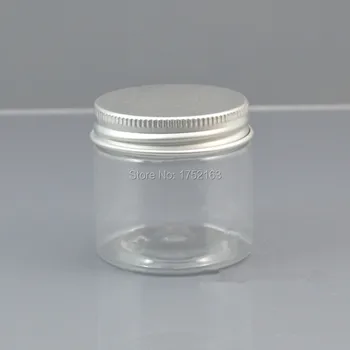 50ml Transparent PET Jar/bottle cream jar cosmetic container with aluminum cap for Mask Cream Packing cosmetic packaging
50ml Transparent PET Jar/bottle cream jar cosmetic container with aluminum cap for Mask Cream Packing cosmetic packaging