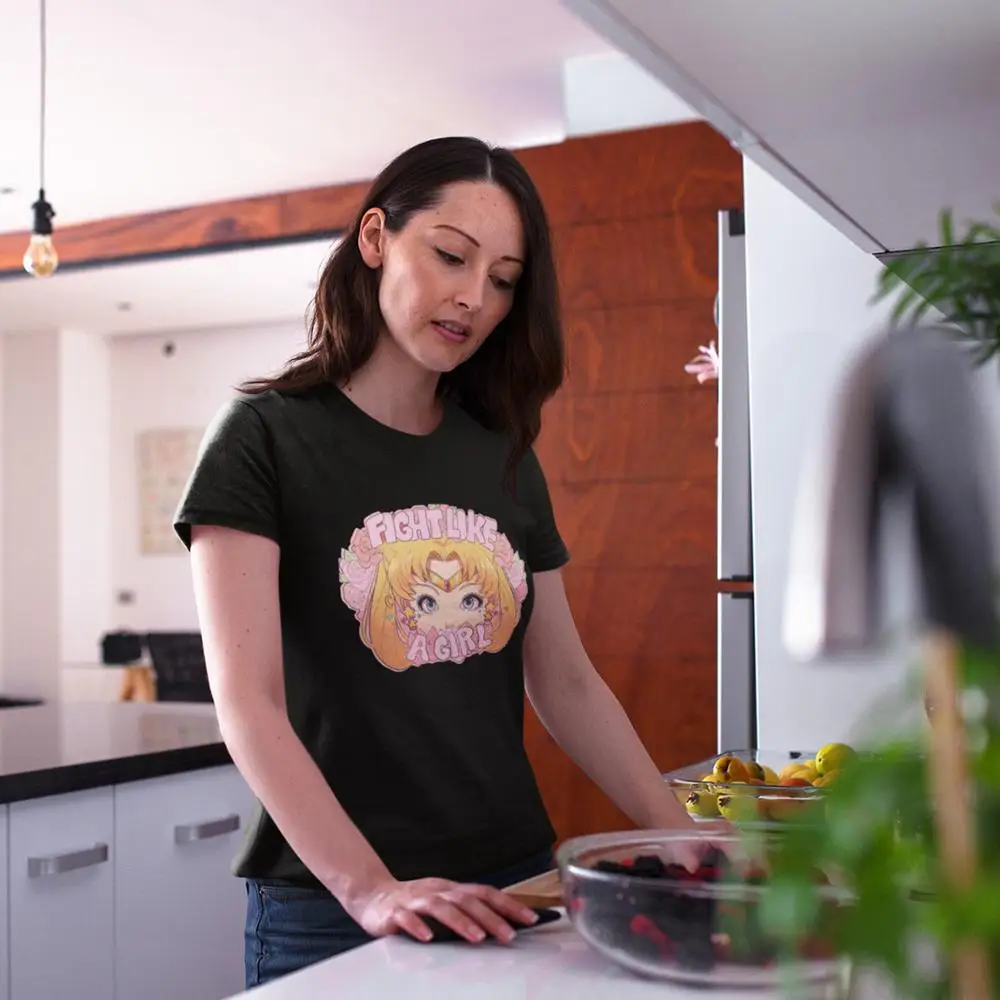 Sailor Moon T-Shirt Usagi Shirt T Shirt Summer XXL Women tshirt Cotton Print Short Sleeve Black O Neck Simple Ladies Tee Shirt
Sailor Moon T-Shirt Usagi Shirt T Shirt Summer XXL Women tshirt Cotton Print Short Sleeve Black O Neck Simple Ladies Tee Shirt