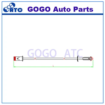 500 pcs L=565mm Brake pad wear Sensor FOR EuroTech MT EuroStar EuroTrakker OEM 42530900
500 pcs L=565mm Brake pad wear Sensor FOR EuroTech MT EuroStar EuroTrakker OEM 42530900