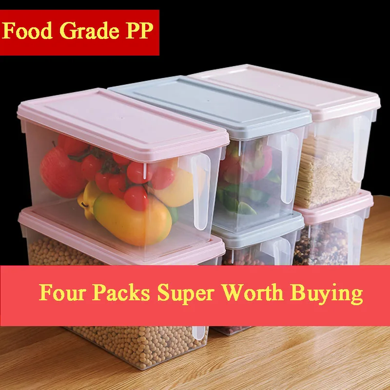 Kitchen Transparent PP Storage Box Grains Beans Storage Contain Sealed Home Organizer Food Container Refrigerator Storage Boxes
Kitchen Transparent PP Storage Box Grains Beans Storage Contain Sealed Home Organizer Food Container Refrigerator Storage Boxes
