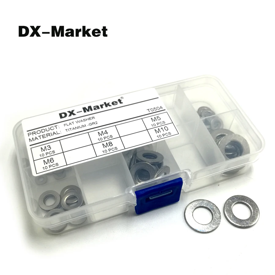 m3 m4 m5 m6 m8 m10 titanium flat washer kit, Corrosion resistance GR2 Pure titanium washers , Titanium Repair Parts T0504
m3 m4 m5 m6 m8 m10 titanium flat washer kit, Corrosion resistance GR2 Pure titanium washers , Titanium Repair Parts T0504