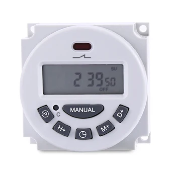L70 timer switch DC AC Digital LCD Power Timer Programmable Time Switch Relay 16A timers 16 groups of programs 12V 24V 110V 220V
L70 timer switch DC AC Digital LCD Power Timer Programmable Time Switch Relay 16A timers 16 groups of programs 12V 24V 110V 220V