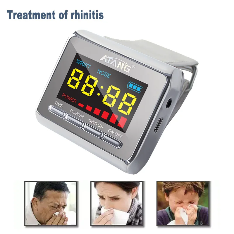 Infrared Laser Therapy Watch for Allergic Rhinitis Diabetes Hypertension Treatment
Infrared Laser Therapy Watch for Allergic Rhinitis Diabetes Hypertension Treatment