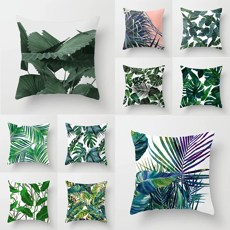 Monstera Printed Leaf Cushion Cover 45x45cm Polyester Tropical Leaves Throw Pillow Covers Decorative Home Decoration Accessories
Monstera Printed Leaf Cushion Cover 45x45cm Polyester Tropical Leaves Throw Pillow Covers Decorative Home Decoration Accessories