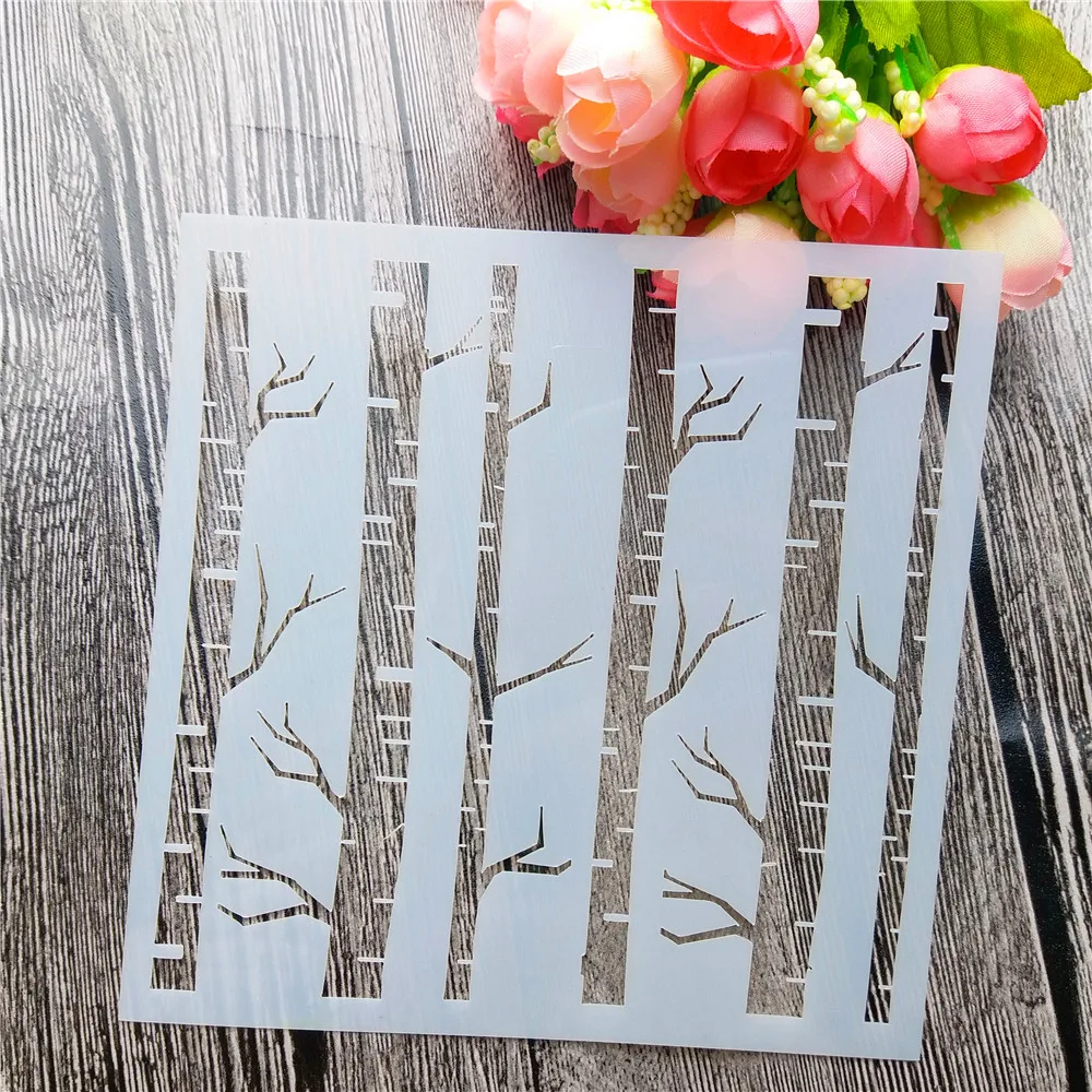 Scrapbooking tool card DIY album masking spray painted template drawing cake stencils laser cut templates tree ranches ST21 
Scrapbooking tool card DIY album masking spray painted template drawing cake stencils laser cut templates tree ranches ST21