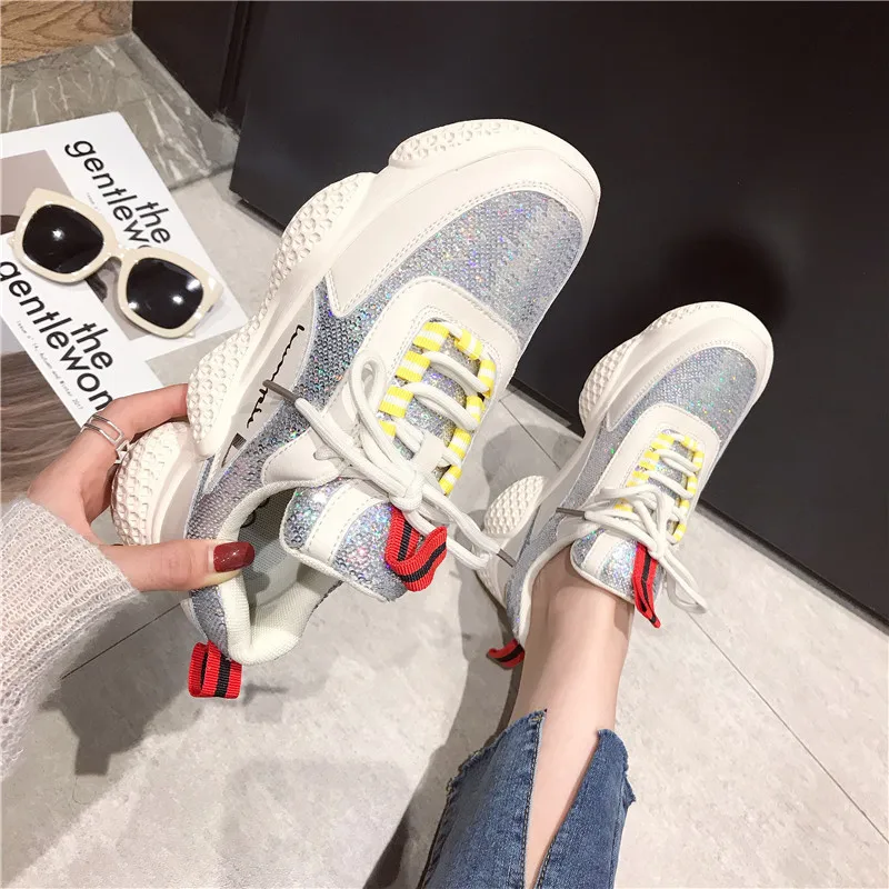 Msfair 2019 Ladies Sneakers Casual Fashion Bling Sport Shoes For Women Athletic Walking Female Ladies Girl Brand
Msfair 2019 Ladies Sneakers Casual Fashion Bling Sport Shoes For Women Athletic Walking Female Ladies Girl Brand