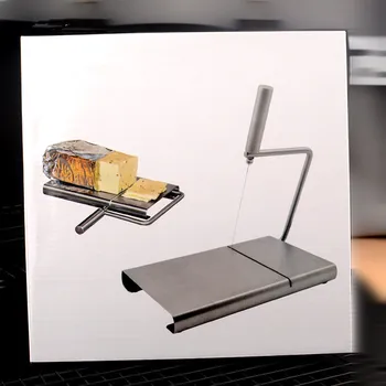 1PC Stainless Steel Wire Cheese Slicer Cheese Cutter Butter Cutting Board Cheesewire Durable Kitchen Cooking Tools OK 0530
1PC Stainless Steel Wire Cheese Slicer Cheese Cutter Butter Cutting Board Cheesewire Durable Kitchen Cooking Tools OK 0530
