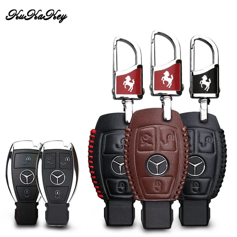 KUKAKEY Car Key Case For Mercedes Genuine Leather Key Case Cover For Benz W124 W202 W 210 W210 W211 Amg W204 Car Key Bag Holder
KUKAKEY Car Key Case For Mercedes Genuine Leather Key Case Cover For Benz W124 W202 W 210 W210 W211 Amg W204 Car Key Bag Holder