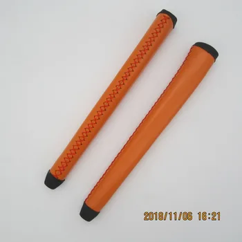 Brand new brown cowhide leather golf putter grip 
Brand new brown cowhide leather golf putter grip