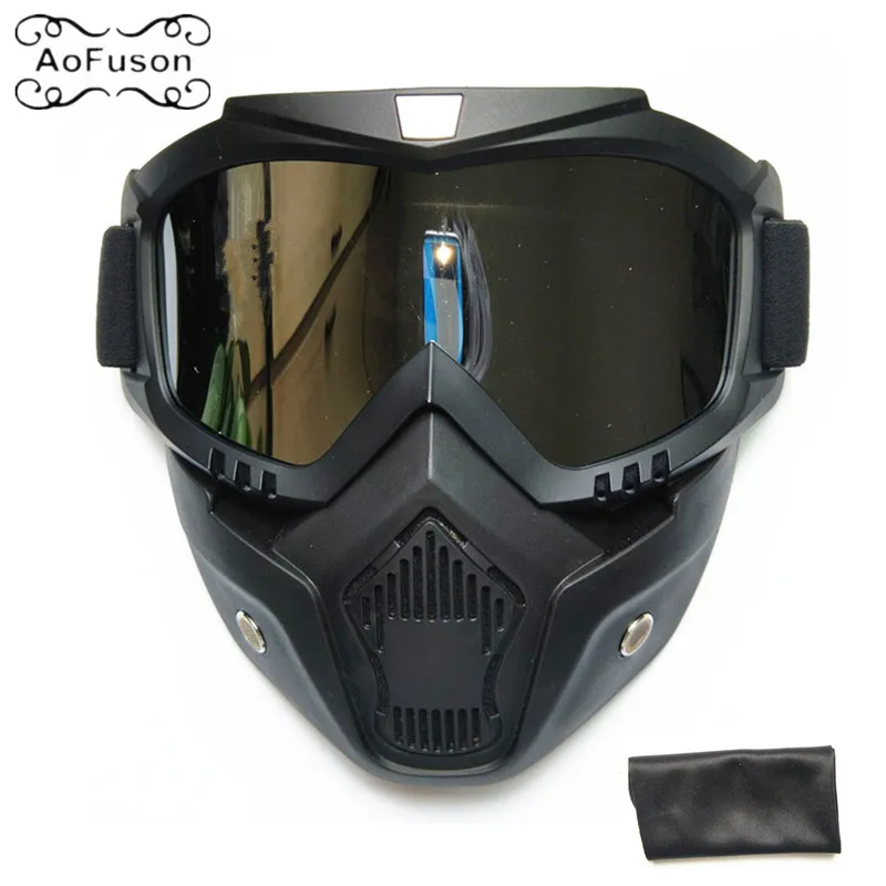 

Snowboard Ski Mask Goggle Winter Snow Windproof Respiratory Filtration Full Faces Mask Eyewear Skiing Motocross Glasses Cover UP