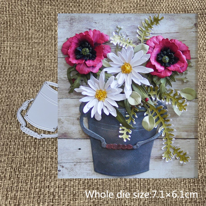 New Design Craft Metal Cutting Dies Cut Die Mold Galvanized Bucket Scrapbooking DIY Album Paper Card Craft Embossing Die Cuts
New Design Craft Metal Cutting Dies Cut Die Mold Galvanized Bucket Scrapbooking DIY Album Paper Card Craft Embossing Die Cuts