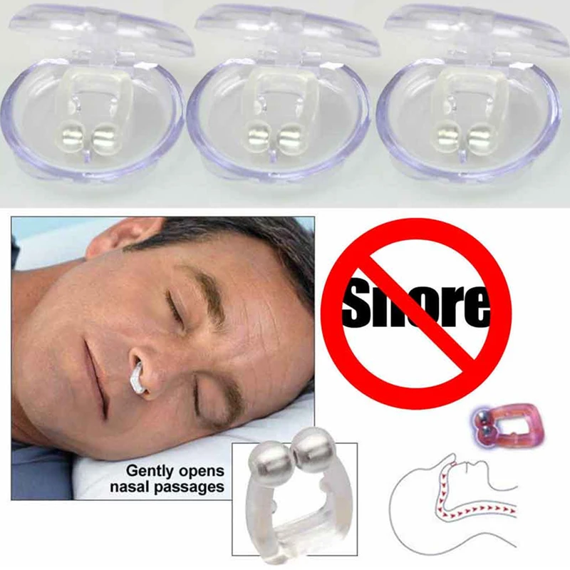 5 коробок/партия силиконовые магнитные клипсы для носа|magnet nose|snore freeanti snoring |