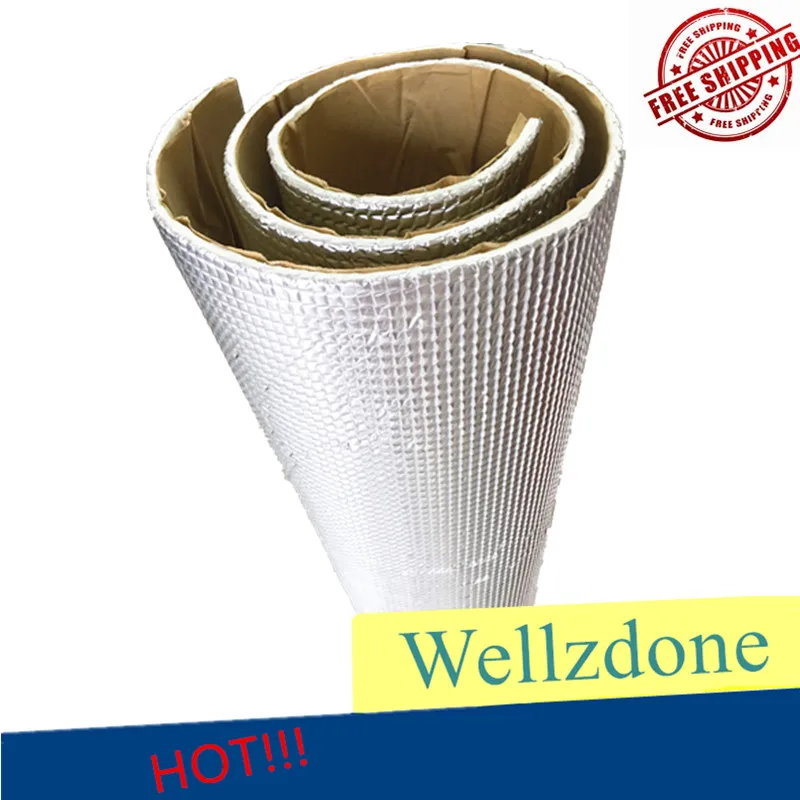 Aluminum Foil Sound Noise Deadening Deadener Sheet 50cmx100cm Doors Roof Cockpit Engine Hood Truck HEAT Insulation Absorption
Aluminum Foil Sound Noise Deadening Deadener Sheet 50cmx100cm Doors Roof Cockpit Engine Hood Truck HEAT Insulation Absorption