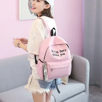 LENLEI Canvas Pringting School Bag 2018 Teenager Korean Letter Black Big Bookbag Harajuku Backpack Female Back Pack Sac dos 
LENLEI Canvas Pringting School Bag 2018 Teenager Korean Letter Black Big Bookbag Harajuku Backpack Female Back Pack Sac dos