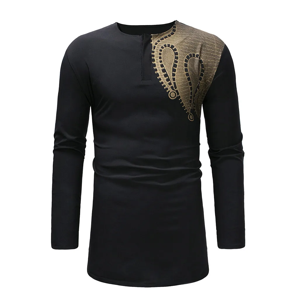Men T-Shirt Autumn Winter Luxury African Print Long Sleeve Dashiki T-Shirt Top Streetwear Hip Hop Male Shirt Tee Men Clothing
Men T-Shirt Autumn Winter Luxury African Print Long Sleeve Dashiki T-Shirt Top Streetwear Hip Hop Male Shirt Tee Men Clothing