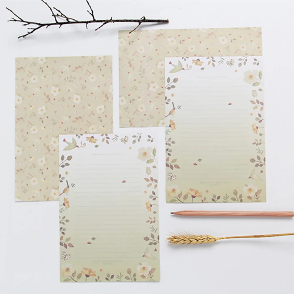 9Pcs/lot Floral Pattern Envelope Postcard Wedding Gift Invitation Card Paper Bag Wages Letter Cover Envelope Office Stationery
9Pcs/lot Floral Pattern Envelope Postcard Wedding Gift Invitation Card Paper Bag Wages Letter Cover Envelope Office Stationery