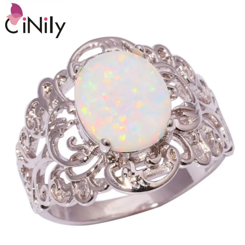 CiNily Silver Plated Created White Fire Opal Wholesale Fashion for Women Jewelry Gift Wedding Ring Size 5-12 OJ6729
CiNily Silver Plated Created White Fire Opal Wholesale Fashion for Women Jewelry Gift Wedding Ring Size 5-12 OJ6729