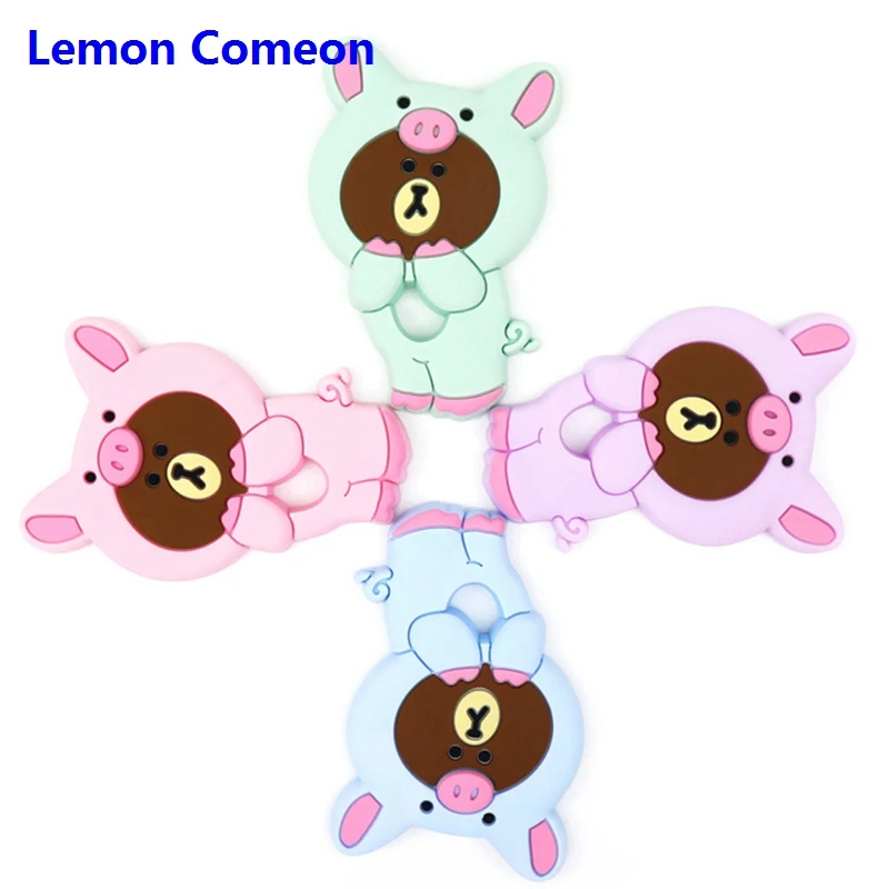 1Pcs Silicone Baby Teether Soft BPA Free Chewable Silicone Bear Necklace Pendant Baby Teething Toys Food Grade Teether Beads
1Pcs Silicone Baby Teether Soft BPA Free Chewable Silicone Bear Necklace Pendant Baby Teething Toys Food Grade Teether Beads