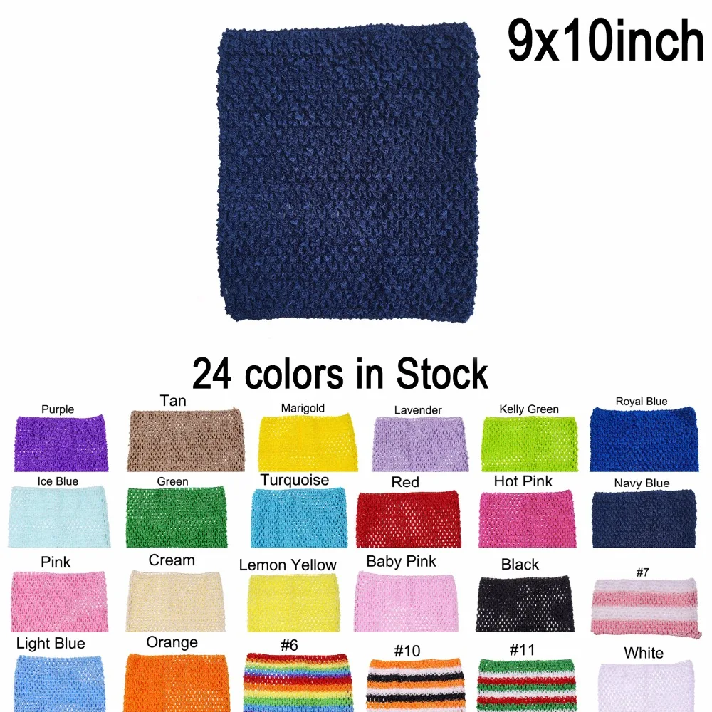 

9x10 inches Large Crochet tube top tutu top baby girls crochet pettiskirt tutu tops Mixed color 50pcs per lot EMS Free shipping