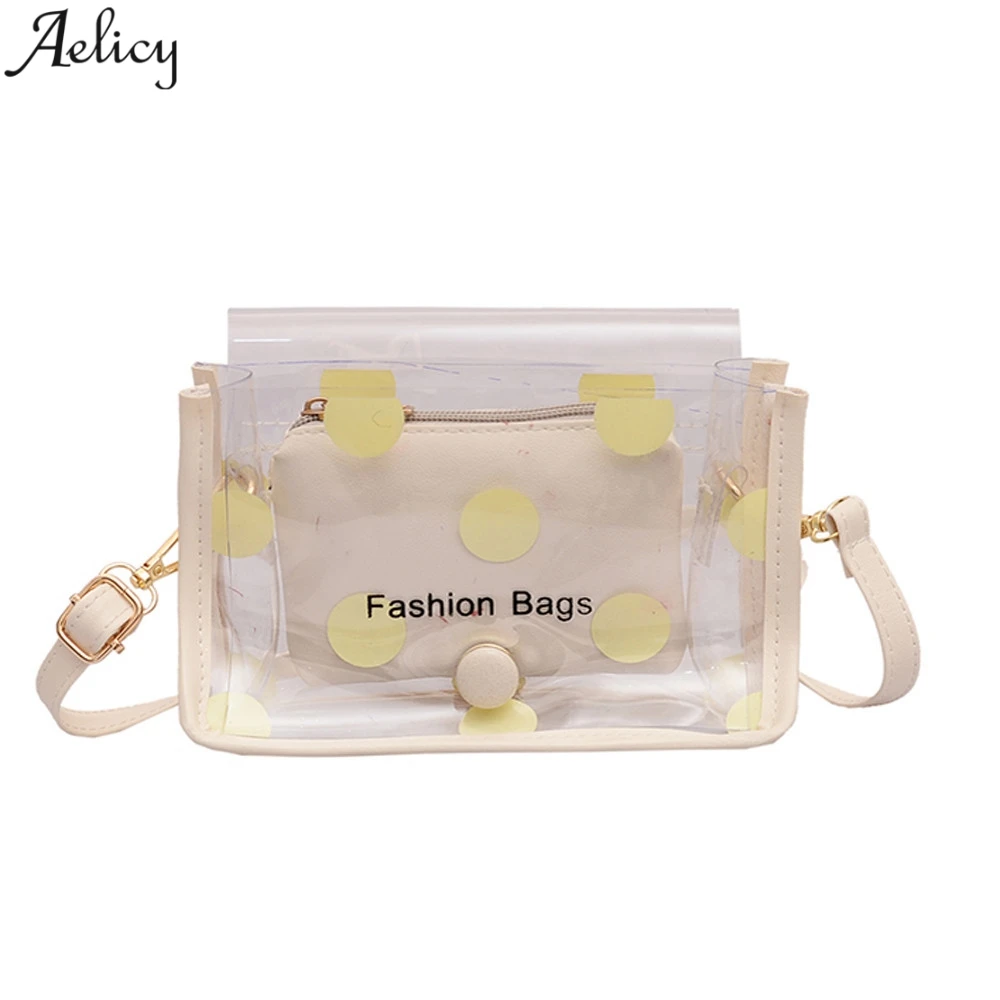 Aelicy Dots Jelly Transparent Bag Small Women Fashion Female Ladies Summer Casual Clear Bags Gilrs Mobile Phone Shoulder Flap
Aelicy Dots Jelly Transparent Bag Small Women Fashion Female Ladies Summer Casual Clear Bags Gilrs Mobile Phone Shoulder Flap