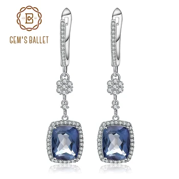 Gem's Ballet Sterling Silver 925 Gemstone Drop Earrings For Women 7.33Ct Natural Iolite Blue Mystic Quartz Charms Fine Jewelry
Gem's Ballet Sterling Silver 925 Gemstone Drop Earrings For Women 7.33Ct Natural Iolite Blue Mystic Quartz Charms Fine Jewelry